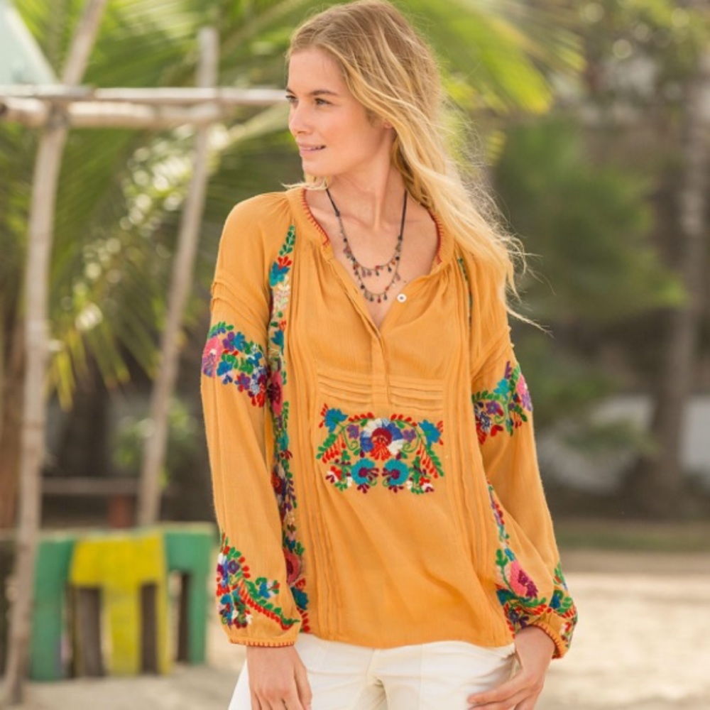 Sundance Fabled Flower Top - Picture 1 of 6
